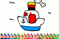 Boat Coloring